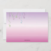 Fête Heure Bachelorette Invitation (Dos)