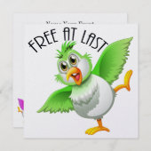 Fête Heure Bird - Gratuit À Dernière Invitation (Devant / Derrière)