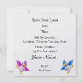 Fête Heure Bird - Gratuit À Dernière Invitation (Dos)