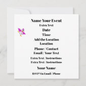 Fête Heure Bird - Gratuit À Dernière Invitation (Dos)