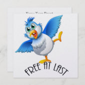 Fête Heure Bird - Gratuit À Dernière Invitation (Devant / Derrière)