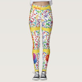 Fête Heure Leggings Célébrer Anniversaire Pantalon (Devant)