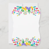 Fête Invitation Anniversaire Mexicaine Anniversair (Dos)