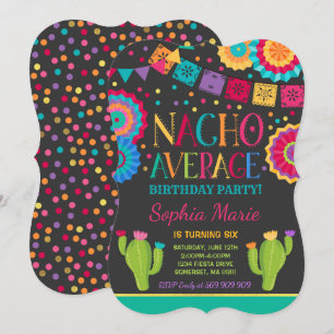 Fête Invitation Anniversaire Nacho Moyenne Fête