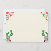 Fête Invitation Anniversaire Nacho Moyenne Fête (Dos)