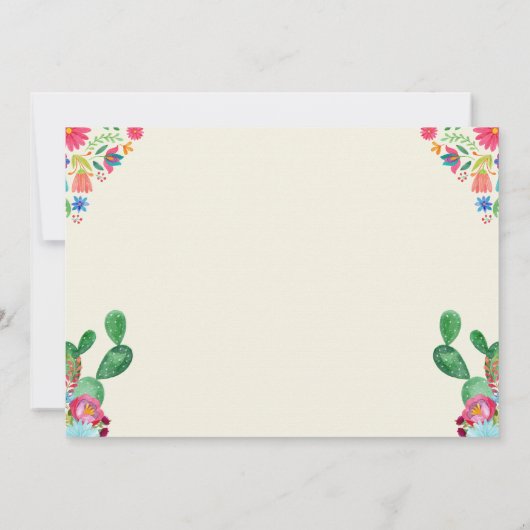 Fête Invitation Anniversaire Nacho Moyenne Fête (Dos)