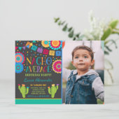 Fête Invitation Anniversaire Nacho Moyenne Fête (Debout devant)