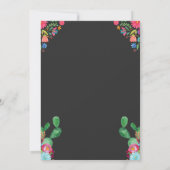 Fête Invitation Anniversaire Nacho Moyenne Fête (Dos)