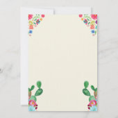 Fête Invitation Anniversaire Nacho Moyenne Fête (Dos)