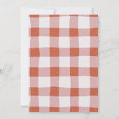 Fête, invitation aux choses préférées (Dos)