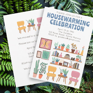 Fête Invitation Cute Living Room Shelts