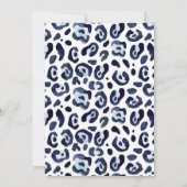 Fête Invitation Un Anniversaire Sauvage Animaux (Dos)