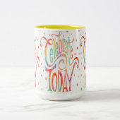 Fête joyeuse Aujourd'hui Café mug (Centre)