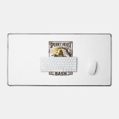 Fête Maison Hantée Gravure Vintage Halloween Dé (Clavier et souris)
