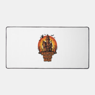 Fête Maison Hantée Gravure Vintage Halloween Déco