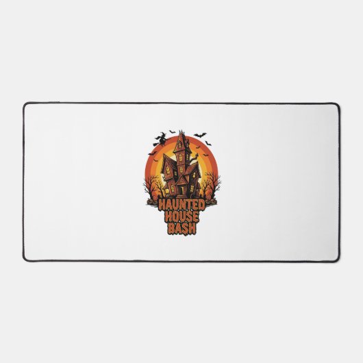 Fête Maison Hantée Gravure Vintage Halloween Déco (Recto)