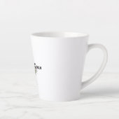 Fête-mère fleur sauvage Gratitude Latte Mug (Droite)
