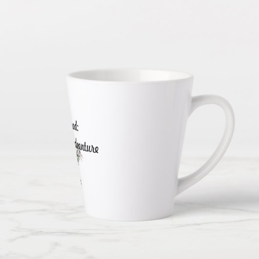 Fête-mère fleur sauvage Gratitude Latte Mug (Droite)