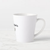 Fête-mère fleur sauvage Gratitude Latte Mug (Droite)