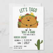 Fête mexicaine taco Baby shower Invitation (Devant)
