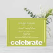 Fête moderne Invitation d'entreprise/d'entreprise (Debout devant)