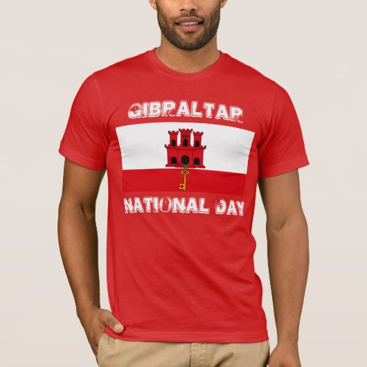 Fête Nationale de Gibraltar, T-Shirt Design (Devant)