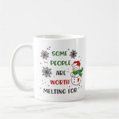 Fête Noël Fête Snowman Mug (Gauche)