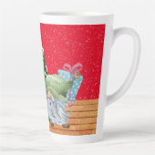 fête Noël Gnome Latte Mug (Droite)