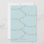 Fête Noël Invitation | Arbre de décoration (Dos)