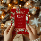 Fête Noël Menu Festive cadre de Noël