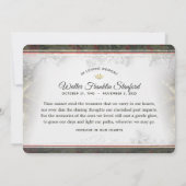 Fête Noël Sympathie Carte de remerciements (Dos)