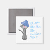FÊTE, numéro de vie NEUF ! Magnet (Recto/Verso)