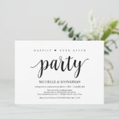 Fête pour toujours heureux, invitation d'élopement (Debout devant)