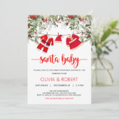 Fête prénatale de Bébé Noël, Invitation à une fête (Debout devant)