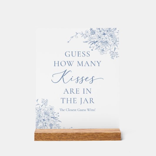 Fête Prénuptiale "Something Blue" Devinez combien  (Recto)