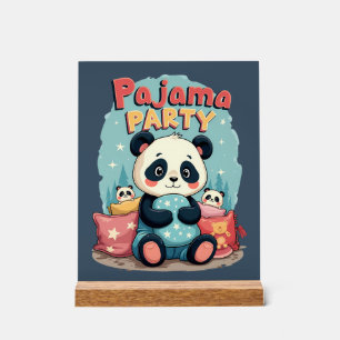 Fête Pyjama Kawaii Panda Soirée Cosy Aesthetic