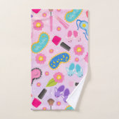 Fête Pyjama Rose  (Serviette à main)