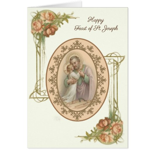 Fête religieuse de la Saint-Joseph avec l'Enfant J (Devant)