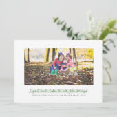 Fête religieuse Lumière et vie carte photo (Debout devant)