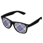 Fête Retro Clan MacPherson Robe Bleue Tartan Lunettes de sole (Angulaire)