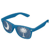 Fête Retro Drapeau de Caroline du Sud Split Aviateur Lunettes (Angulaire)