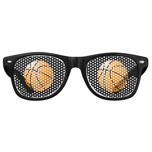 Fête Retro Lunettes de basket (Devant)