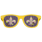 Fête Retro Mardi Gras Couleur Fleur De Lis Lunettes De Nouvea (Devant)