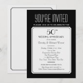 Fête, Réunion ou Événement 5x7 Invitation Noir (Devant / Derrière)