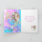 Fête Rose De Sirène Sous La Carte Mer (Intérieur)