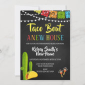 Fête Taco sur une nouvelle maison Invitation à une (Devant)