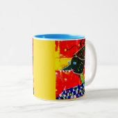 FÊTE TRAVERSE sur une tasse de café. (Devant droit)