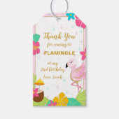 Fête Tropicale Modifiable Favoriser les Étiquettes (Devant)