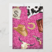 Fête Western, Invitation Western pour Fête de Cowg (Dos)