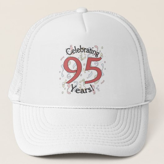 Fêter 95 ans de confetti casquette (Devant)